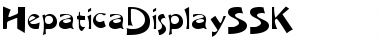 HepaticaDisplaySSK Regular Font