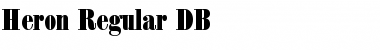 Heron DB Font