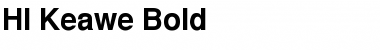 HI Keawe Bold Font