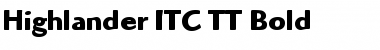 Highlander ITC TT Bold Font