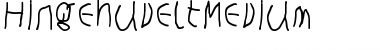 HingehudeltMedium Font