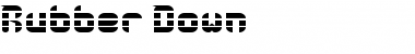 Download Rubber Down Font Download Rubber Down Font