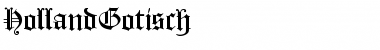 HollandGotisch Font