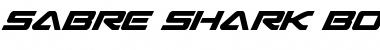 Sabre Shark Bold Semi-Condensed Font