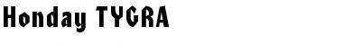 Honday TYGRA Regular Font