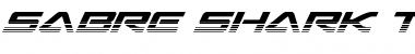 Sabre Shark Two-Tone Font