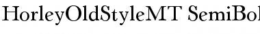 HorleyOldStyleMT-SemiBold Semi Bold Font