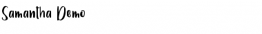 Samantha Regular Font Samantha Regular Font