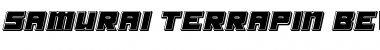 Download Samurai Terrapin Bevel Italic Font Download Samurai Terrapin Bevel Italic Font