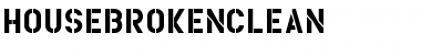 HouseBroken Regular Font HouseBroken Regular Font