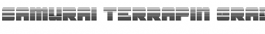 Download Samurai Terrapin Gradient Font Download Samurai Terrapin Gradient Font