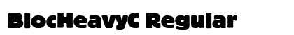 BlocHeavyC Regular preview