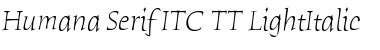 Humana Serif ITC TT Font