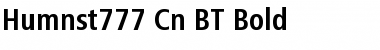 Humnst777 Cn BT Font