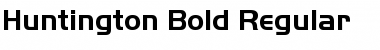 Huntington-Bold Regular Font