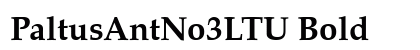 PaltusAntNo3LTU Bold Preview