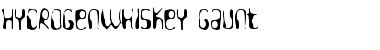 HydrogenWhiskey Gaunt Font