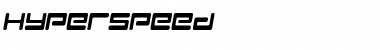 Download Hyperspeed Font
