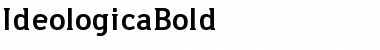 IdeologicaBold Regular Font
