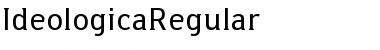 IdeologicaRegular Font