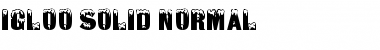Igloo Solid Normal Font
