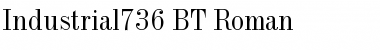 Industrial736 BT Font