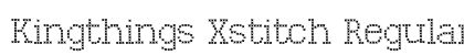 Kingthings Xstitch Regular preview