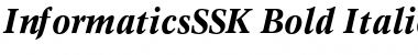 InformaticsSSK Font