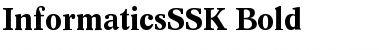 InformaticsSSK Bold Font