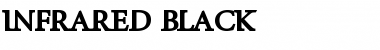 InfraRed Black Font