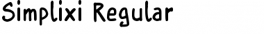 Simplixi Regular Regular Font