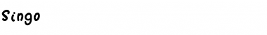 Singo Font