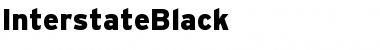 InterstateBlack Regular Font