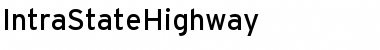 IntraStateHighway Font