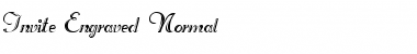 InviteEngraved Normal Font