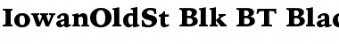 IowanOldSt Blk BT Black Font