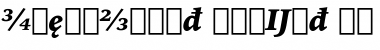 IowanOldSt BlkExt BT Black Italic Extension Font