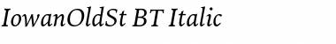IowanOldSt BT Italic Font