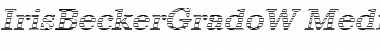 IrisBeckerGradoW-Medium Italic Font