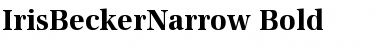 IrisBeckerNarrow Font