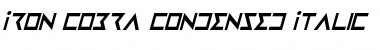 Iron Cobra Condensed Italic Condensed Italic Font