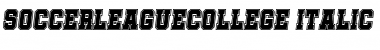 Soccer League College Font