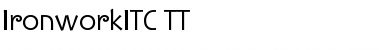 IronworkITC TT Regular Font