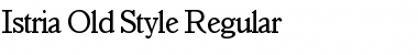 Istria-Old-Style Regular Font