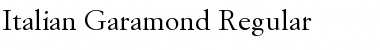 Italian-Garamond Font