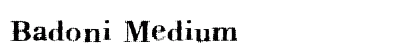 Badoni Medium preview
