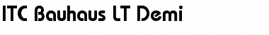 Bauhaus LT Demi Regular Font