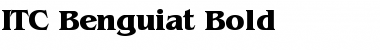 Benguiat Bold Font