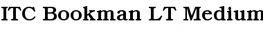 Bookman LT Medium Regular Font