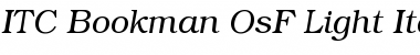 Bookman OsF Font